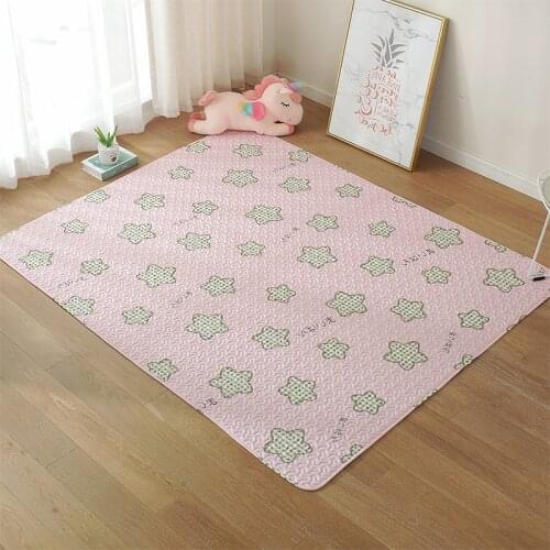 Pet Mat Pet Cage Bottom Mat Absorb Urine Keep CoolIing Moistureproof Bite Resistant Cotton Customized Dog Beds for Large Dogs