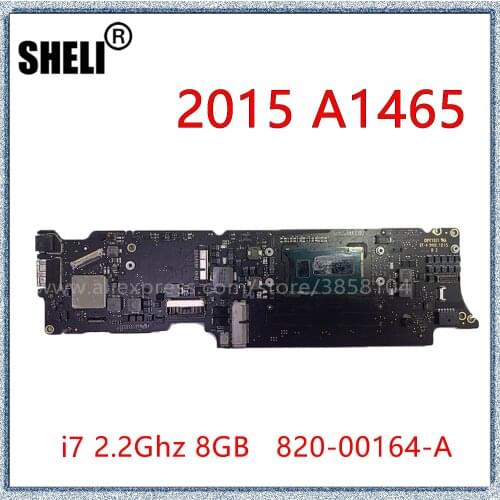 For 2015 A1465 Motherboard MacBook Air 11" logic Board With I7 2.2Ghz 8GB 820-00164-A