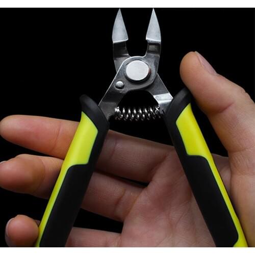 5" Mini Precision Cutting Cutter Pliers Electrical Wire Stripper Knife Motherboard Shield Special Nipper Micro Shears Hand Tool