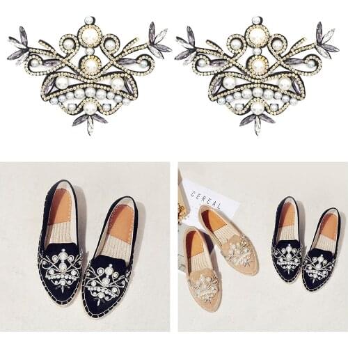 New Women Girls Rhinestone Shoe Charms Clip High Heel Shoes Decoration