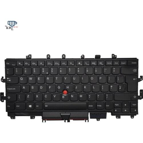 New for Lenovo Thinkpad X1 Carbon Yoga 2016 Keyboard UK Language Backlit LIM14LGBJ4422RVY-85GB