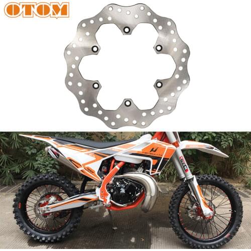 OTOM High Quality MTB Road Brake Disc Motocross Bicycle Brake Pads Rotors 220mm 260mm For KTM HUSQVARNA FC TE FS FX EXC SXF XCFW