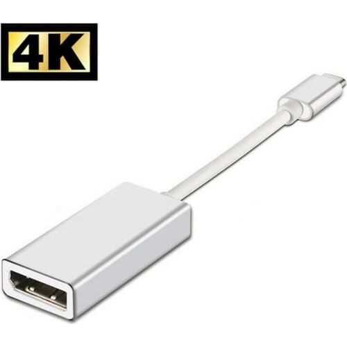 USB 3.1 To DP Adapter Converter Male Mini Display Port Metal Plastic Adapter Converter Cable Type-C USB 3.1 to Display Port