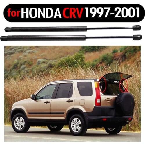 2pcs Auto Rear Window Glass Gas Charged Spring Struts Lift Support For 1994 1997 1998 1999 2000 2001 Honda CR-V 21.26 inch