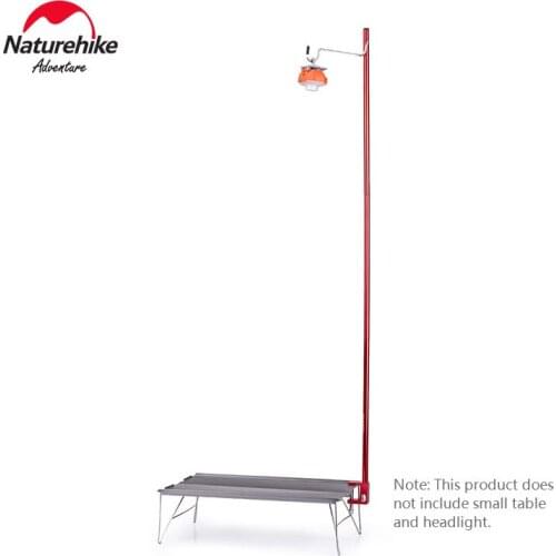 Naturehike Portable Folding Lamp Pole Ultralight Compact Aluminum Alloy Camping Light Pole NH19PJ003