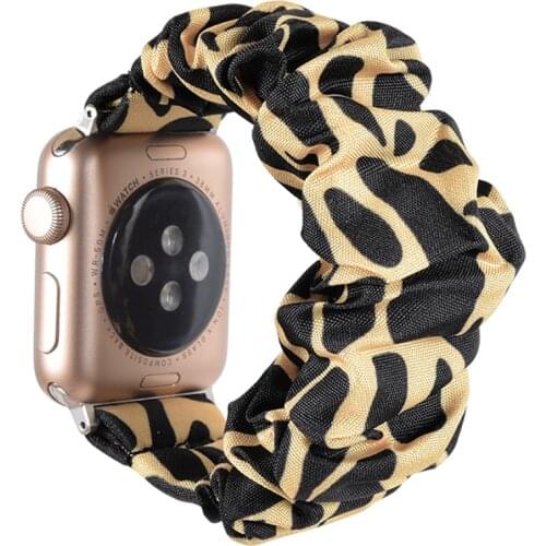 Elastic Watch Straps for apple watch scrunchie Bands Series 5 4 3 2 band 38mm 40mm 42mm 44mm Watchband for iwatch Bracelet loop