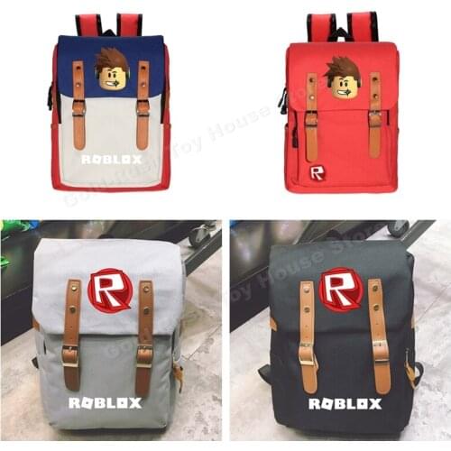 Robloxs School Boys Girls Kids Bookbag Teenagers Schoolbag Canvas Men Women Bagpack Men Travel Backpack Large Capacity Bags Gift
