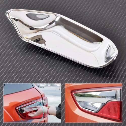 CITALL New ABS Chrome Rear Tail Hatch Trunk Door Handle Cup Bowl Cover Trim for Ford Ecosport 2013 2014 2015