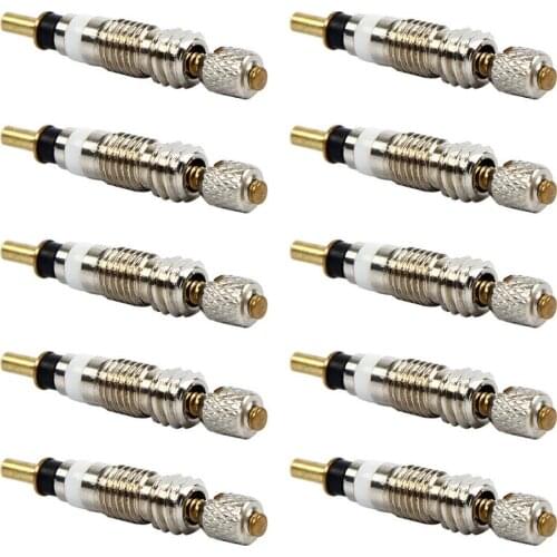 10PCS Bicycle Valve Core Stem Presta Style Tyre Valve Core For Tubeless Road Bike MTB Bike Tubes Repair Tire Service Parts