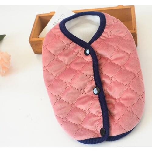 Dog Cat Diamond Block Hoodie Coat Dog Pet Jumpuit 2 Leg Warm Winter Pet Clothes 5 sizes 2 Colour