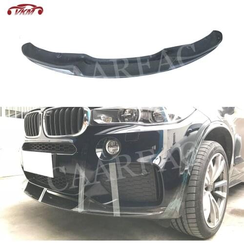Carbon Fiber / FRP Front Bumper Lip For BMW X5 F15 M Sport 2014-2018 MP Style Head Extension Chin Spoiler
