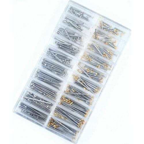 Watch Band Clasp Buckle Tube Friction Pins Link 7-26mm Spring Bar 1.3mm Thick