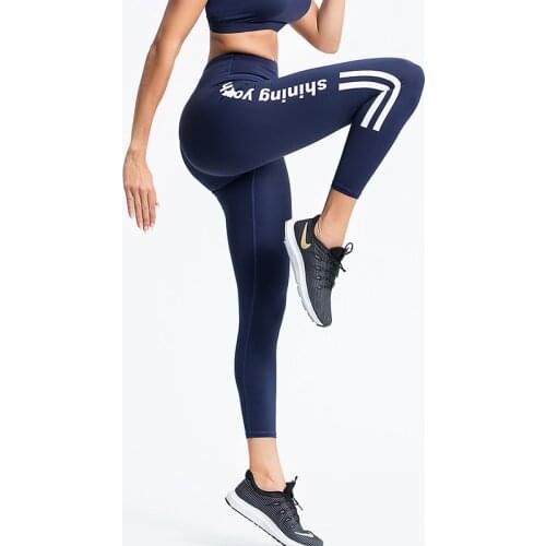 Women Yoga Leggings Energy Fitness Seamless Tummy Yoga Pants High Waist Workout Trousers Slim Gym Sportswear