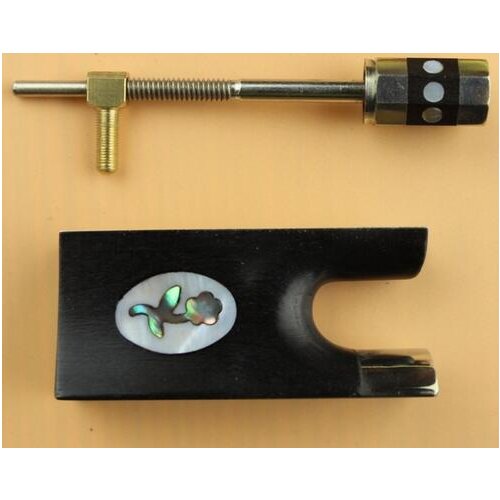 1 set Ebony 4/4 violin bow frog. violin bow accessories