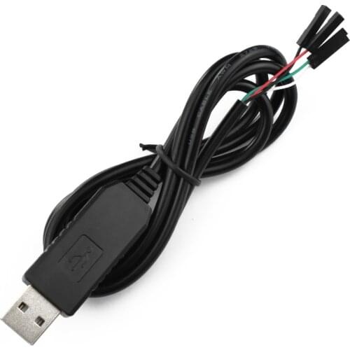 2pcs Stc download line PL2303HX USB to COM USB to TTL line 1 meter long Brush line Burner