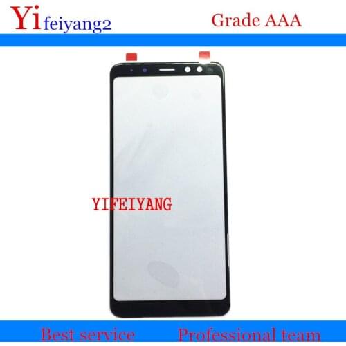 20pcs OEM A Quality Replacement Touch Screen LCD Front Outer Glass Lens panel for samsung galaxy A8 Plus 2018 A730 A730F A8