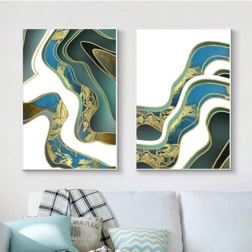 Abstract Marble Liquid Texture Pictures Posters and Print on Canvas Wall Art Oil Painting for Living Room Nordic Decor No Frame