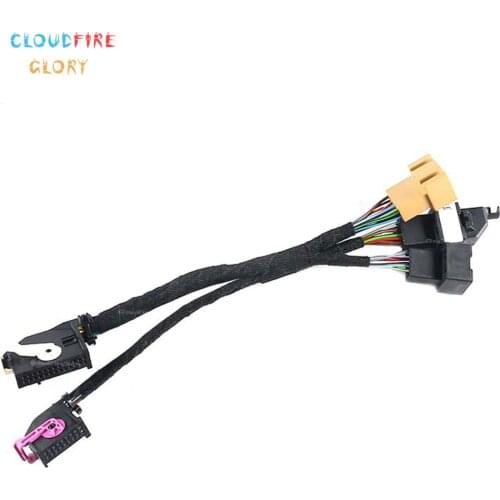 CAR INSTALL MQB Parking OPS System adapter Wire cable Harness upgrade PDC module to 1K8 / RNS to MIB For VolksWagen Golf