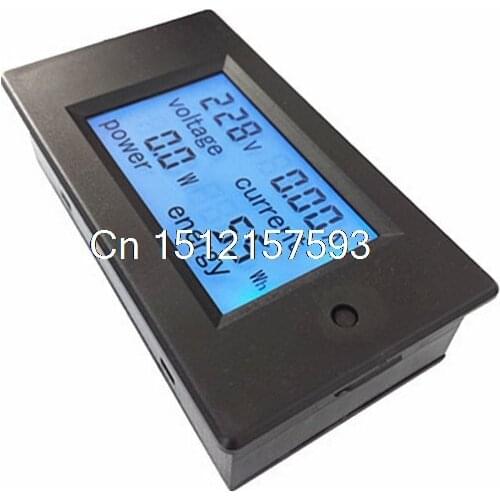 110-220V LCD Digital Measure 80~260VAC 100A 22KW 9999kWh Voltage Current Power Energy Voltmeter Ammeter + CT Current Transformer