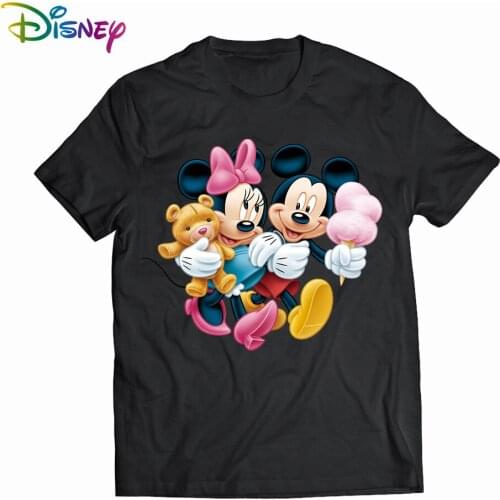 Disney cartoon Mickey Tshirt Tops Summer casual oversized Women T-shirts Ulzzang hop hip Streetwear Harajuku short sleeve tshirt