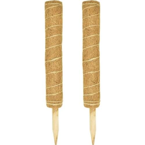 Hot YO-2PCS 17 Inch Coco Coir Totem Poles-Supports Indoor Plants to Grow Up-Uses Moss Pole for per Plant Support