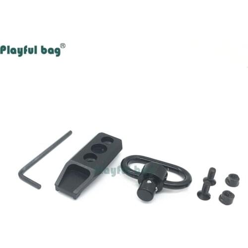 Playful bag Keymod quick detach rail Strap buckle QD sling mount Metal 20MM rail bracket CS sport tactical toys AQA26