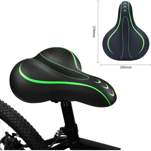 Comfort Anti-Slip Bike Saddle Shockproof Gel Padded Seat Universal Fit