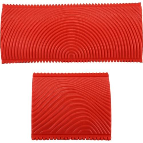 2PCS 3 Inch 6 Inch Imitation Wood Grain Paint Roller Brush Wall Painting Tool sets Wall Texture Art Painting Tool Set