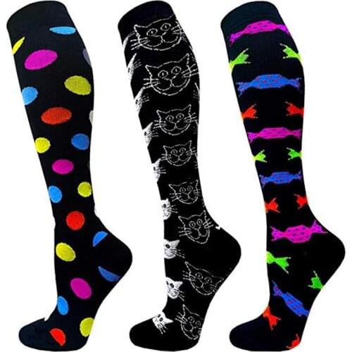 Compression Socks Compression Best Stockings 20-30 Mmhg Sports Socks Relief Shin Splints Pregnancy Edema Cycling Travel Socks