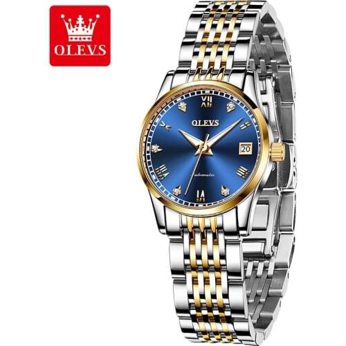 OLEVS Hot Selling Ladies Watch Mechanical Brand Luxury Bracelet Watch Ladies Waterproof Automatic Clock Watch Relogio Feminino