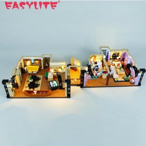 LED Light Set Up For 10292 The Friends Monica Apartments Building Blocks Lamp Bricks DIY Toys Lighting Kit Not Include Model