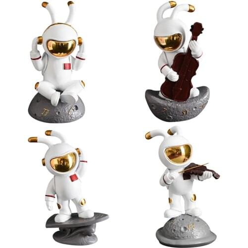 New 1PCS Figure Astronaut Action Figure Beeldje Astronaut Mini Diy Model Action Figures Speelgoed Pop Home Decor Cute Astronaut