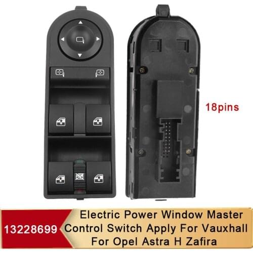OEM#13228699 Electric Power Window Master Control Switch Apply For Vauxhall For Opel Astra H Zafira 13228877