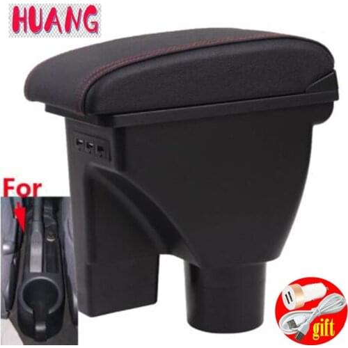 For Hyundai Getz armrest box For Hyundai Getz car Universal Central armrest storage box USB Easy to install