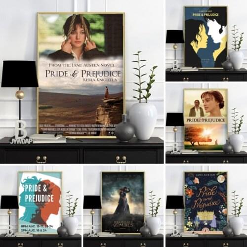 Nordic Decor Pride & Prejudice Love Movie Posters Wall Art Pictures Decoration Canvas Painting For Living Room Girls Bedroom