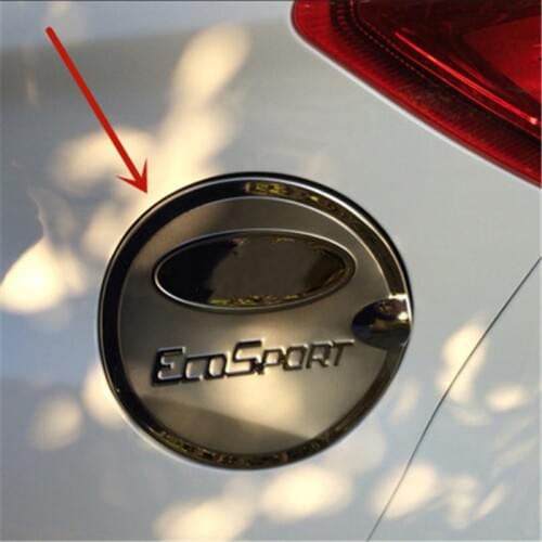 Car styling For Ford Ecosport 2013-2020 High-quality stainless Fuel tank cover board Fuel tank cap sticker Scratch protection