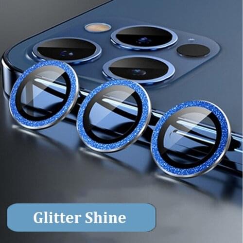Camera Glass For iPhone 12 Pro Max Glass Camera len Glass Case Sreen Protector Diamond 12Pro Metal iPhone12 iPhone12Pro Len mini