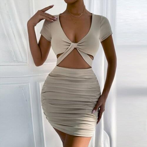 Летние платья мини Szykowny China At AliExpress