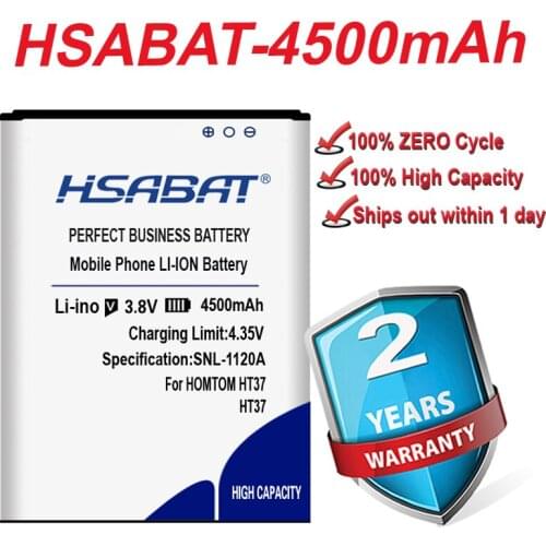 Top Brand 100% New 4500mAh Battery for HOMTOM HT37 HOMTOM HT37 Pro in stock