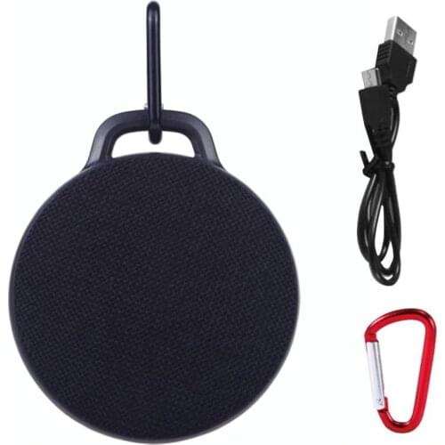 Outdoor Portable Mesh Round Mini Wireless Speaker X5 Bluetooth 4.0 Audio Speaker Waterproof Sports Hanging Buckle Audio