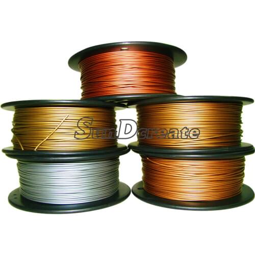 SunDcreate High Quality 3D Printer Material Metal Aluminum Copper Red copper Brass Bronze Filament 1.75/3.0mm 0.5kg 30-40% Meta