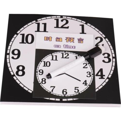 Time Prediction Magic Tricks Tell Clock Prediction Close Up Street Magic Props Illusions Gimmick Mentalism Funny Classic Toys