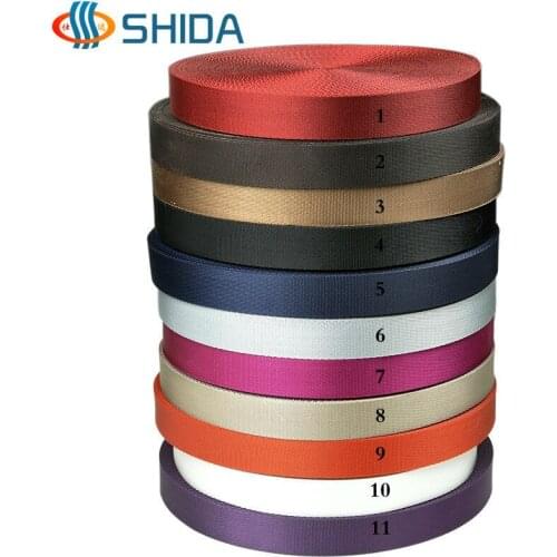 1 inch 2.5cm 10yards Polyester Webbing Ribbon Straps Bias Tapes for Bags, Backpack and Handmade Sewing Accessories