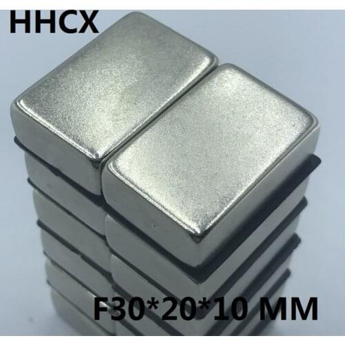 10pcs/lot magnet 30x20x10 N35 Strong mm Square NdFeB Rare Earth Magnet 30*20*10 Neodymium Magnets