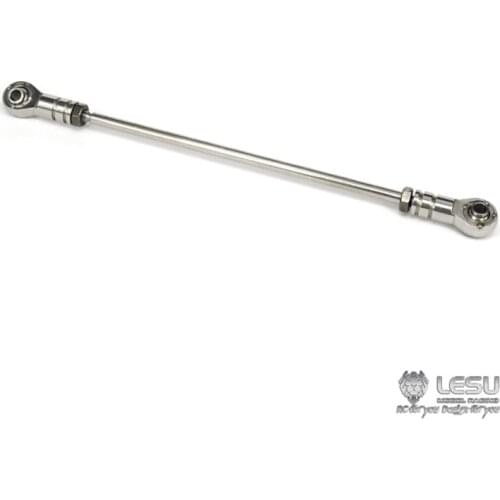 113-118mm Metal Linkage Rod for 1/14 LESU Q-9016 Front Axle RC Tractor Truck Dumper DIY Model Car
