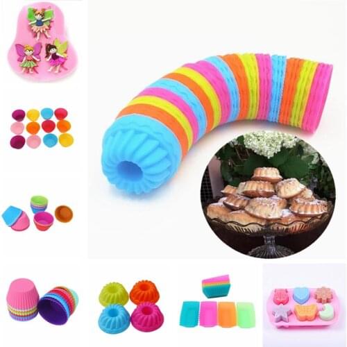 12PCS/Pack Cake Silicone Mold Different Shapes DIY Handmade Silicone Soap Mold 3D Letter Alphabet Silicone Mold Decorating Tools