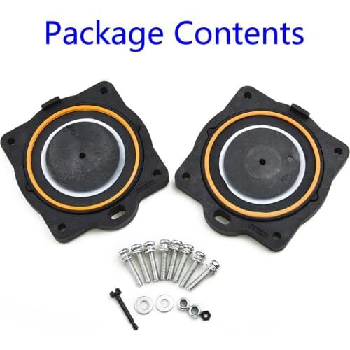 2PCS Air Pump Diaphragm Rebuild Repair Kit For Hiblow HP-60 HP-80 Septic Air Valves Linear Air Pumps