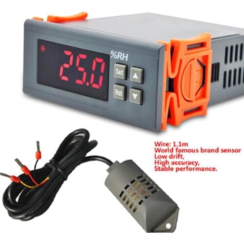 220V 30A Dehumidification Humidification Universal intelligent digital humidity controller with extraposition sensor