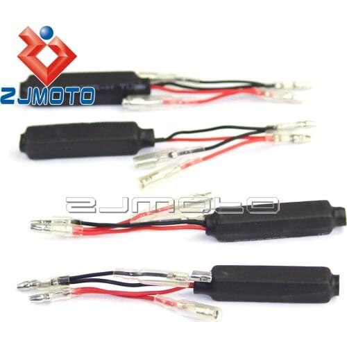 4 Pcs 12V 25W Motorcycle Turn Signal Light Indicator LED Load Resistor Flasher Winker Fix Error Blinker Motorbike Accessories