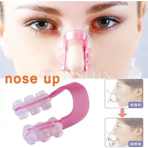 500Pcs/Lot massager care Nose UP Clip Lifting Shaping Clipper Bridge Straightening Beauty Clip Corrector No Pain